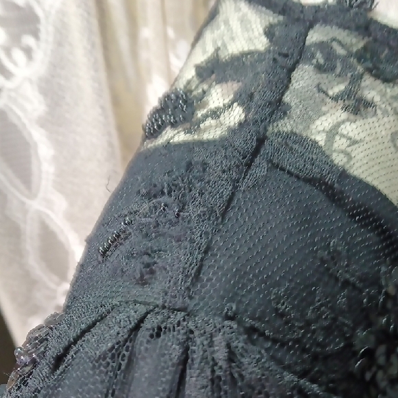 Rina diMontella Black Cocktail Dress Size 12 - Picture 8 of 11